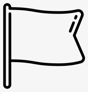 Big White Flag Vector - Bandera Blanca Para Colorear #811058