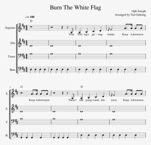 Burn The White Flag Sheet Music Composed By Opb Joseph - Teneriffe Sea Sheet Music #811096