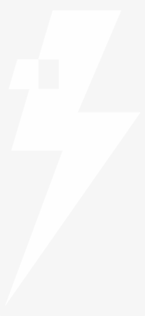 Lightning Bolt 2×2 White - Triangle #811268