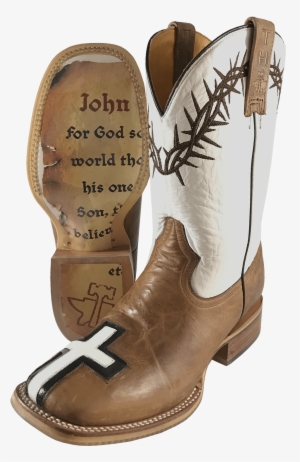 Tin Haul Men's Between Two Thieves John 3:16 Cowboy #811269