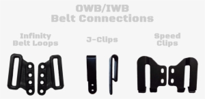 Owb/iwb W/mag-black And White Flag - Thin Blue Line #811453