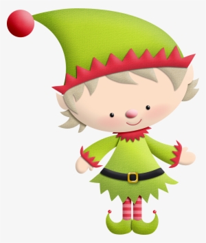Family Clipart Santa - Caritas De Duendes Navideños #811708