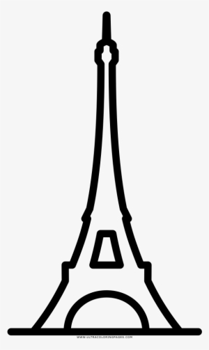 Torre-eiffel Página Para Colorear - Eiffel Tower #812221