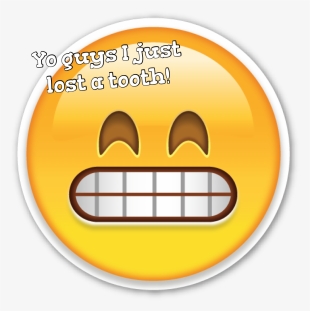 Emoji Transparent Image About Smile In Things By Loner - Grimacing Face Emoji Png #812246