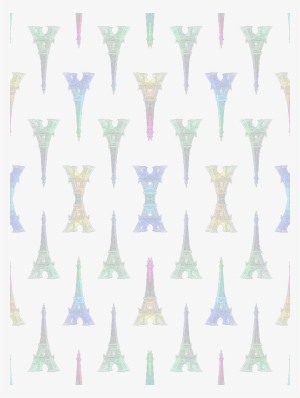 Paris Eiffel Tower Pastel Rainbow Giftwrap - Sail #812293