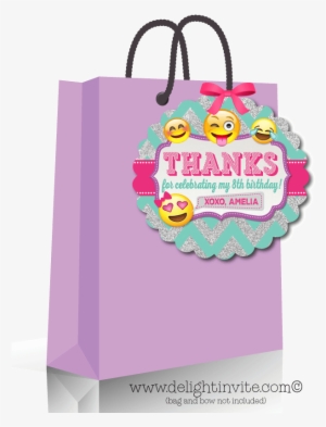 Emoji Omg Birthday Favor Tags - Greeting Card #812295