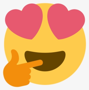 - Hearteyesthinking - Heart Eyes Emoji Discord #812317