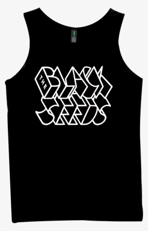 Merch Packshot Black Singlet Box Logo - Black Seeds Tour #814197