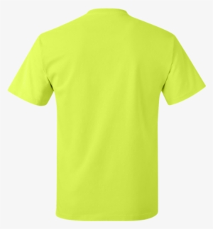 Gree Polo Shirt Free Png Transparent Background Images - Safety Green Shirts Back View #814353