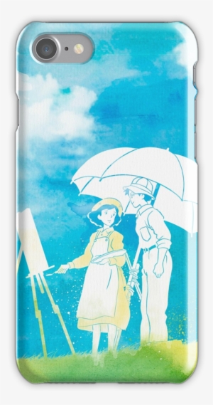 Watercolor Decor Ft The Wind Rises Iphone 7 Snap Case - Studio Ghibli #814421