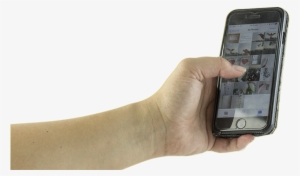 Holding A Mobile Phone - Mobile Phone #814738