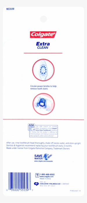 Colgate Extra Clean Full Head Toothbrush, Medium - Mobile Phone #814920