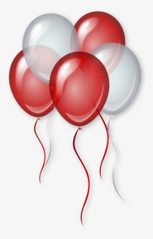 Red And White Ballons - Red And White Balloons Png #814999