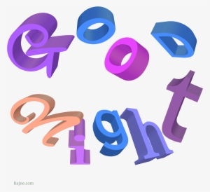 Png Good Night - Graphic Design #815240