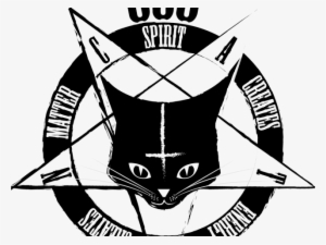 Pentagram Clipart Satanism - Satanic Cat Tattoo #815269