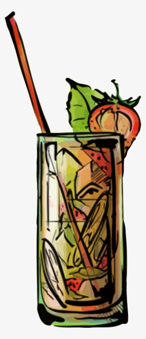 This Free Icons Png Design Of Strawberry Mojito Cocktail #815408
