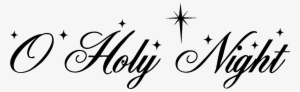 O Holy Night Christmas Vinyl - Band Of Laurel White Gift Stickers #815668