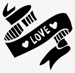 Love Flag Banner Vector - Romance #815692