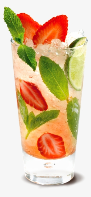 Recette Du Cocktail Rhum Strawberry Daïquiri Au Rhum - Mojito Fraise Transparent #815852