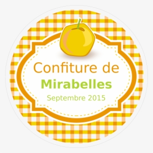 This Free Icons Png Design Of Mirabelle Plum Jam Label #816056