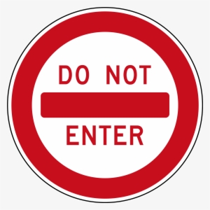 No Entry Sign Png - Italian Traffic Signs #816867