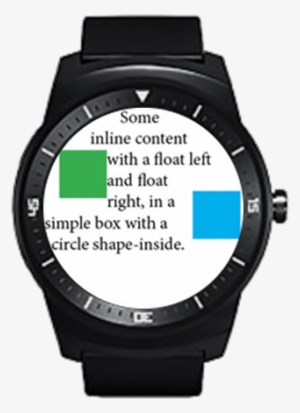 A Layout Of Web Contents With Shape-inside - Lg G Watch R W110 Android Wear Smartwatch #816885