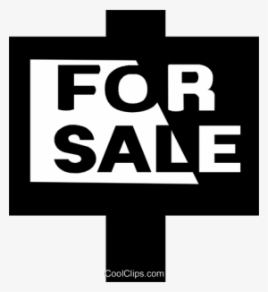 For Sale Sign Royalty Free Vector Clip Art Illustration - Poster #817069