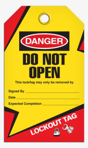 Danger Do Not Enter Tag #817425