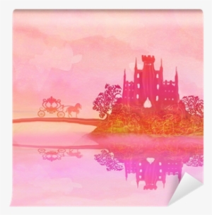 Silhouette Of A Horse Carriage And A Medieval Castle - Tattered Lace Cherished Carriage Cutting Die #817597