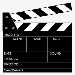 Movie Clapboard Png Jpg Library Download - Clapper Board Png #817954