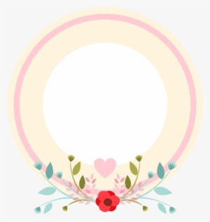 Frame Floral, Floral Wreaths, Floral Banners, Doodle - Topper Floral Png #818449