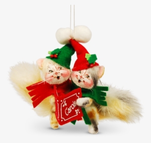 Christmas Ornaments - Annalee Caroling Kitties 3 Inch Home #818512