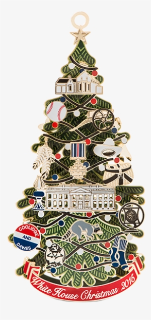 President Coolidge Became The First Chief Executive - 2015 White House Ornament #818622
