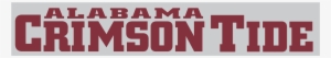 Alabama Crimson Tide Logo Png Transparent - Alabama Crimson Tide Football #818814
