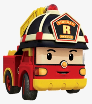 Robocar Poli Character Roy The Firetruck - 波力 出動!救援小隊 Qr碼貼紙書 #818867