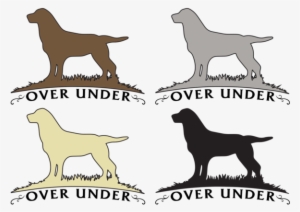 Labrador Sticker - Over Under #818979