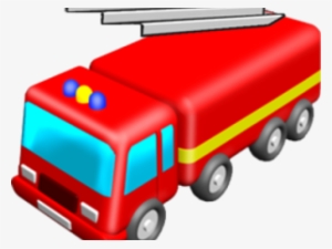 Original - Cartoon Fire Engine #819013