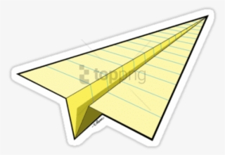 Paper Airplane 10 By Yopedro - Yellow Paper Airplane #819356
