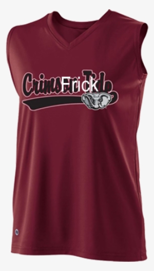 Alabama Crimson Tide Girls Sleeveless Softball Jersey - Holloway Sportswear #819381