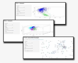 Three Shiny Charts With Scidb Dropshadow - Diagram #8101627