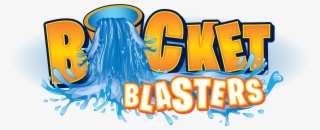 Six Flags Great Escape Bucket Blasters Logo - Illustration #8103689