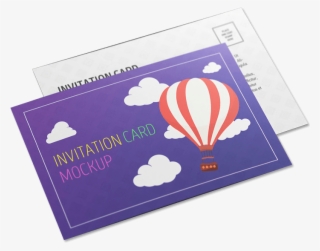 Invitation Card Designing Services - Hot Air Balloon #8103739