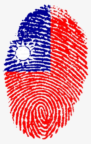 Taiwan Flag Fingerprint Country 653170 - Flag Fingerprints #8103918