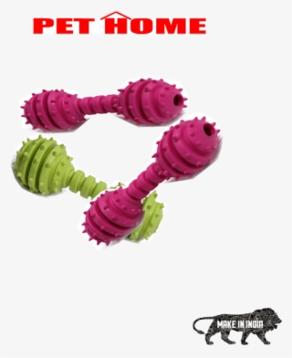 Dumbel Shaped Latex Toys-pack Of - Leash #8104030