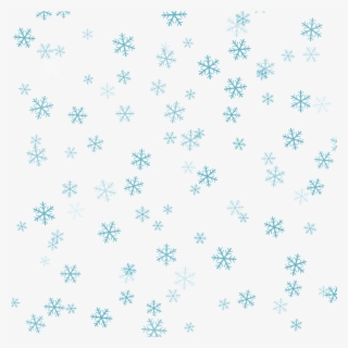 Pattern Transprent Png - Blue Snowflake Background Png #8105083