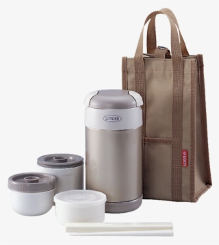 Lwr-a Stainless Steel Lunch Box With Microwavable Containers, - Insulated Food Jar Tiger #8105314