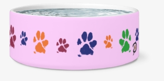 Dog Paw Print Bowl - Bracelet #8105756