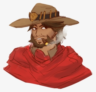 Mccree Hat Png - Illustration #8106903