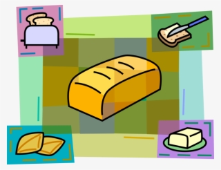 Vector Illustration Of Fresh Baked Bread Loaf With #8106943 Vector Illustration Of Fresh Baked Bread Loaf With #8106943