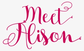 Meet-alison - Calligraphy #8109002